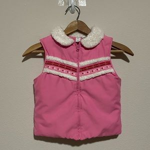 Kids Pink Carter’s Winter Puffer Vest